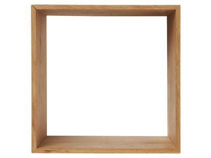 Dubová police Plato 30 x 30 cm