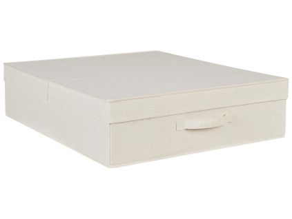 Béžový úložný box pod postel Quax Loft 70 x 59 cm