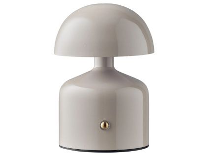 Šedá kovová stolní lampa Ailla 13,5 cm