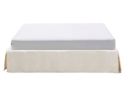 Bílá dvoulůžková postel Kave Home Jaira 150 x 190 cm