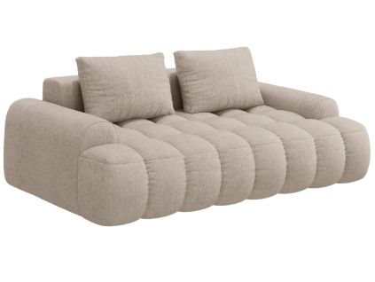 Pískově hnědá čalouněná trojmístná pohovka Cosmopolitan Design Linz 200 cm