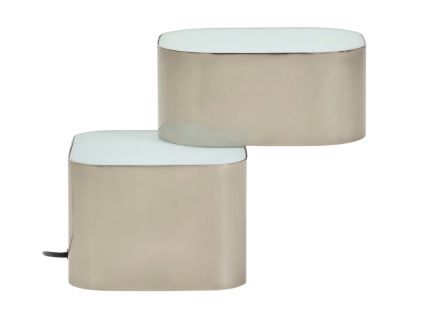 Šedá kovová stolní lampa Kave Home Tanden