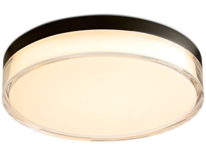Černé kovové stropní LED světlo Halo Design Clear 28 cm