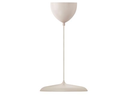 Béžové kovové závěsné LED světlo Artist 25 cm