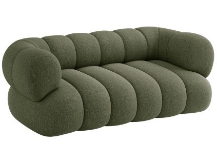 Zelená čalouněná dvoumístná pohovka Cosmopolitan Design Koge 180 cm