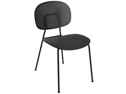 Černá jídelní židle Tondina Slim