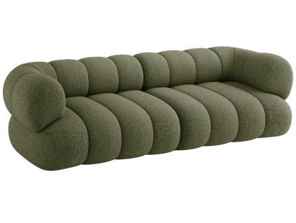 Zelená čalouněná čtyřmístná pohovka Cosmopolitan Design Koge 240 cm