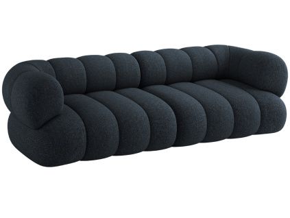 Tmavě modrá čalouněná čtyřmístná pohovka Cosmopolitan Design Koge 240 cm