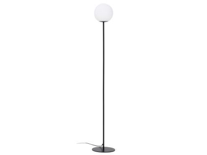 Černá kovová stojací lampa Kave Home Brisia 155 cm