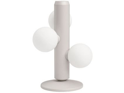 Béžová kovová stolní lampa Kaktee
