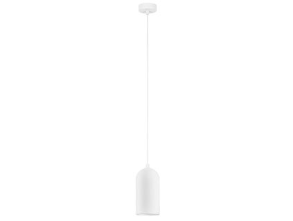 Bílé sádrové závěsné světlo Nova Luce Dome 10 cm