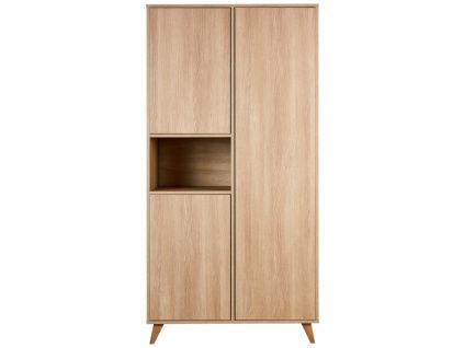 Skříň Quax Loft 190 x 96 cm s dřevěným dekorem