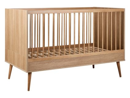 Dětská rostoucí postýlka Quax Flow 70 x 140 cm s dřevěným dekorem