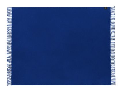 Modrý vlněný pléd Ro 170 x 130 cm