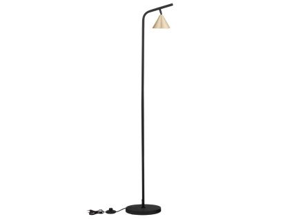 Zlatá kovová stojací lampa Nova Luce Conico 135 cm