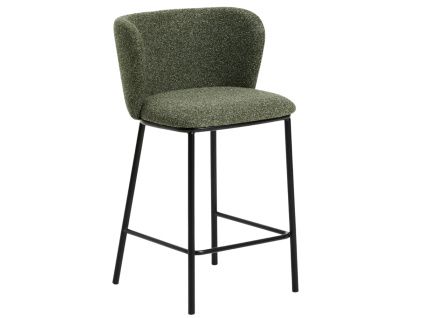 Zelená barová židle Kave Home Ciselia 65 cm