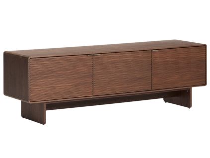 Ořechový TV stolek Kave Home Norlen 150 x 40 cm