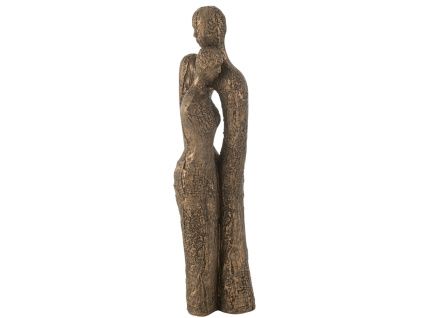 Hnědá soška Affection 48,5 cm