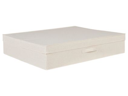 Béžový úložný box pod postel Quax Loft 85 x 70 cm