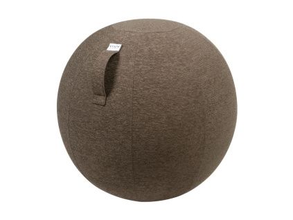 Hnědý sedací / gymnastický míč VLUV STOV Ø 75 cm