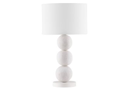 Bílá stolní lampa Chamois