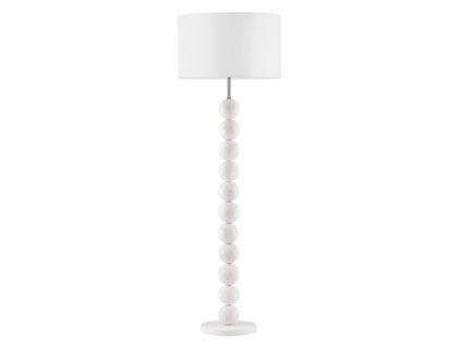 Bílá stojací lampa Chamois 155 cm