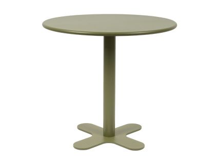 Zelený zahradní stolek SANJAY 80 cm