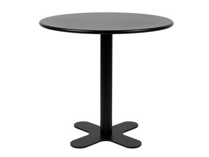 Černý zahradní odkládací stolek SANJAY 80 cm