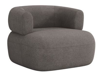 Šedé bouclé křeslo Windsor & Co Aldrin