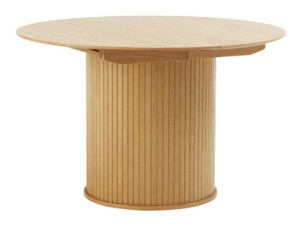 Dubový rozkládací jídelní stůl Unique Furniture Nola 120/167 x 120 cm