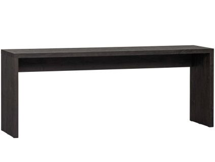 Hnědý toaletní stolek Maan 200 x 45 cm