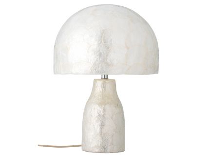 Bílá stolní lampa Adria 30 cm