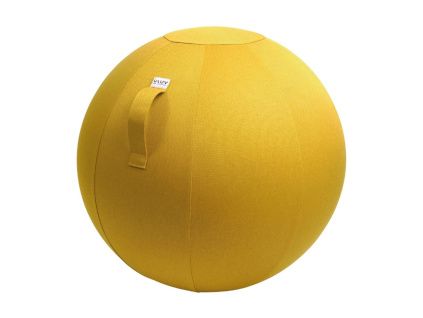 Hořčicově žlutý sedací / gymnastický míč  VLUV LEIV Ø 65 cm