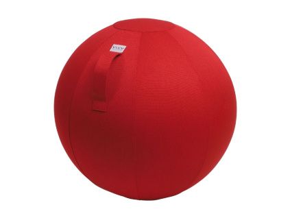 Červený sedací / gymnastický míč  VLUV LEIV Ø 75 cm