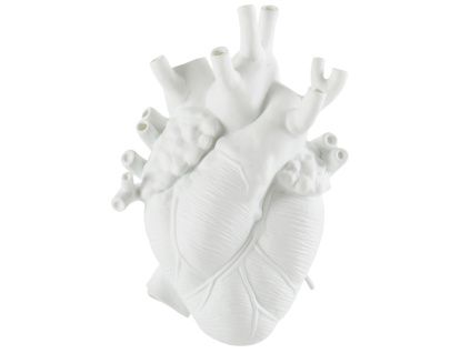 Bílá porcelánová váza Love in Bloom 25 cm