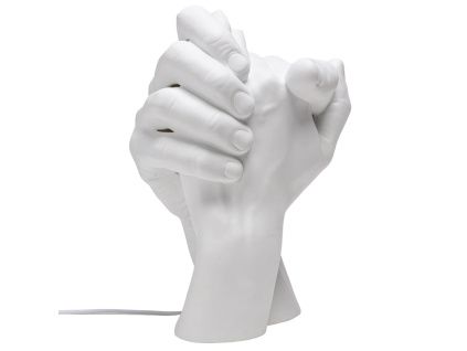 Bílá porcelánová stolní lampa With Me