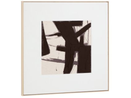 Abstraktní obraz kave home Arilan 100 x 100 cm