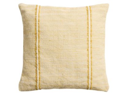 Žlutý povlak na polštář Kave Home Drati 45 x 45 cm