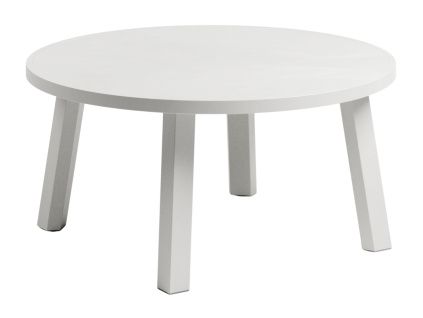 Bílý nízký zahradní stolek Maximo Tavolino 60 cm
