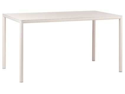 Béžový zahradní stůl Piave 140 x 80 cm