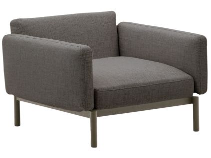 Zahradní křeslo Kave Home Sorells se zelenou podnoží