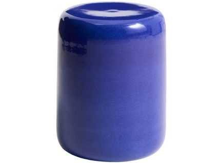Modrý zahradní stolek kave home Mesquida 35 cm