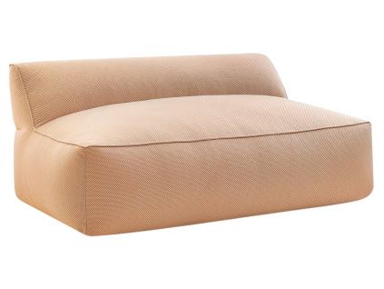 Oranžová zahradní pohovka Riviera 160 cm