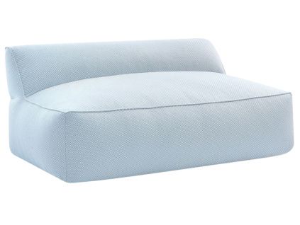 Světle modrá zahradní pohovka Riviera 160 cm