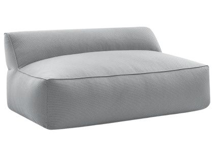 Světle šedá zahradní pohovka Riviera 160 cm