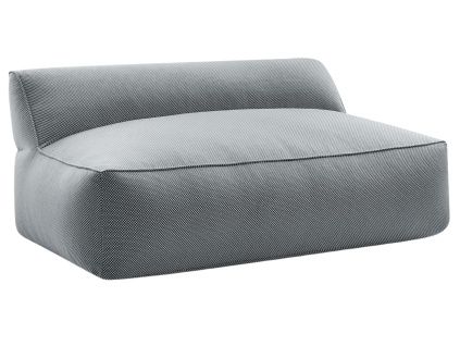 Černá zahradní pohovka Riviera 160 cm
