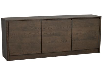 Hnědá dubová komoda ROWICO MELSTONE 180 x 40 cm
