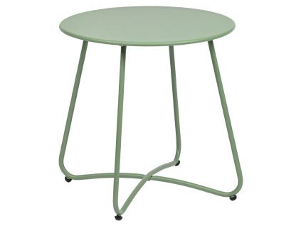 Zelený kovový zahradní stolek Bizzotto Austin ø 45 cm