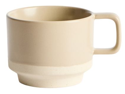 Béžový keramický hrnek Kave Home Doren