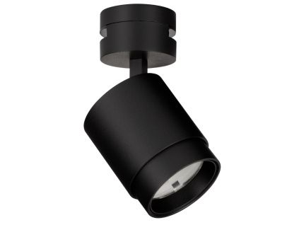 Černé kovové bodové LED světlo pro světelnou kolejnici Uprail 6 cm